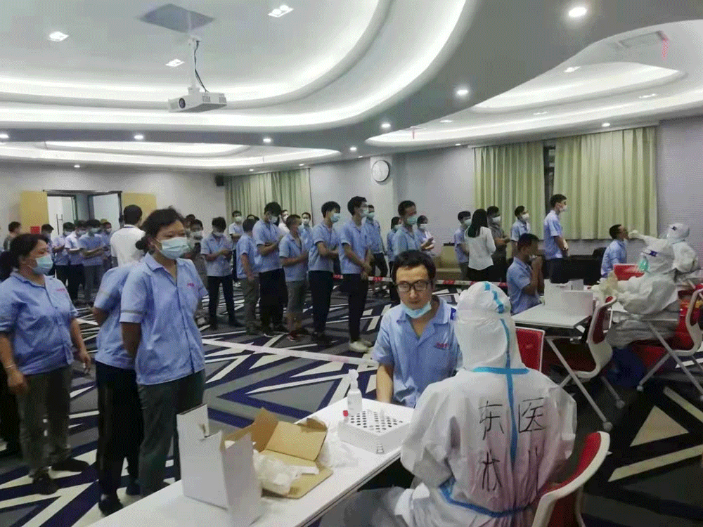 战“疫”进行时 华盛在行动 战“疫”进行时 华盛在行动